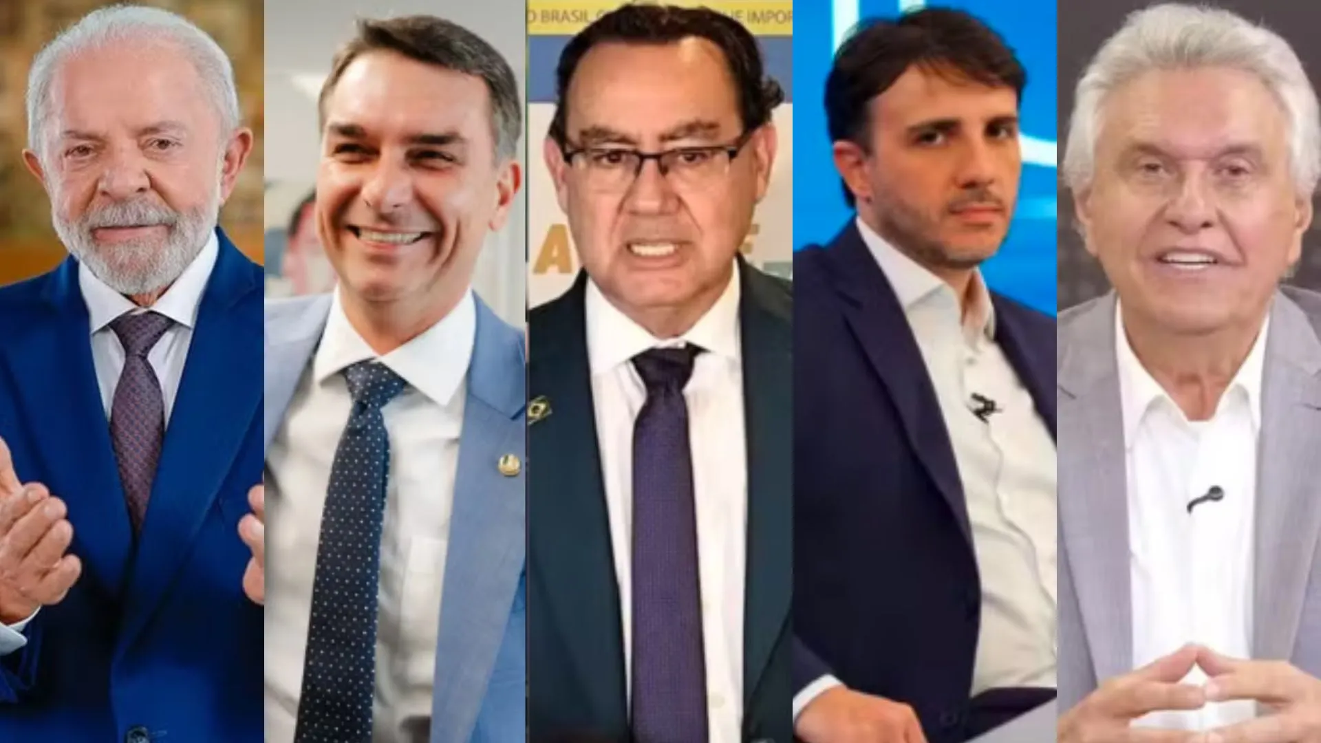 Quaest: como votam os eleitores de Caiado, Renan e Cury em um 2º turno entre Lula e Flávio Bolsonaro